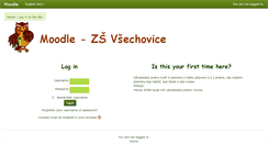 Desktop Screenshot of moodle.zsvsechovice.cz
